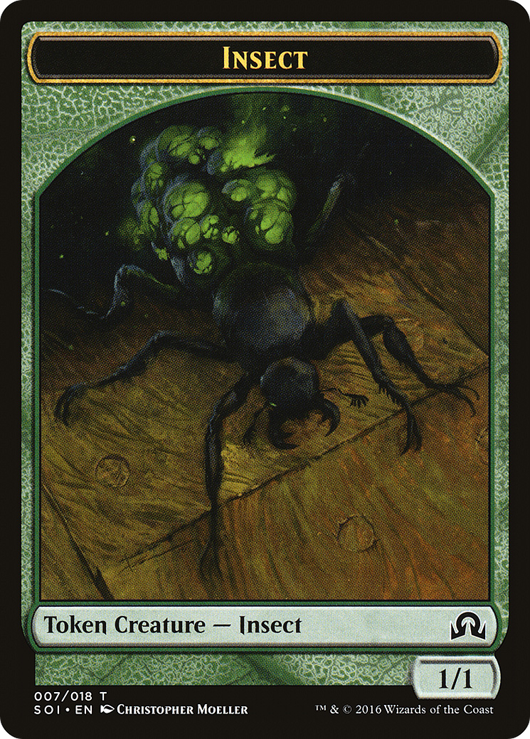 Insect (SOI-007) - Shadows over Innistrad Tokens