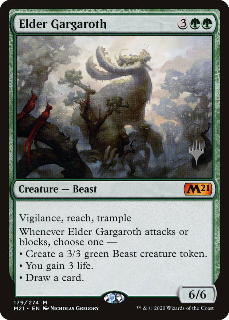 Elder Gargaroth (PPM21-179P) - Core Set 2021 Promos Foil