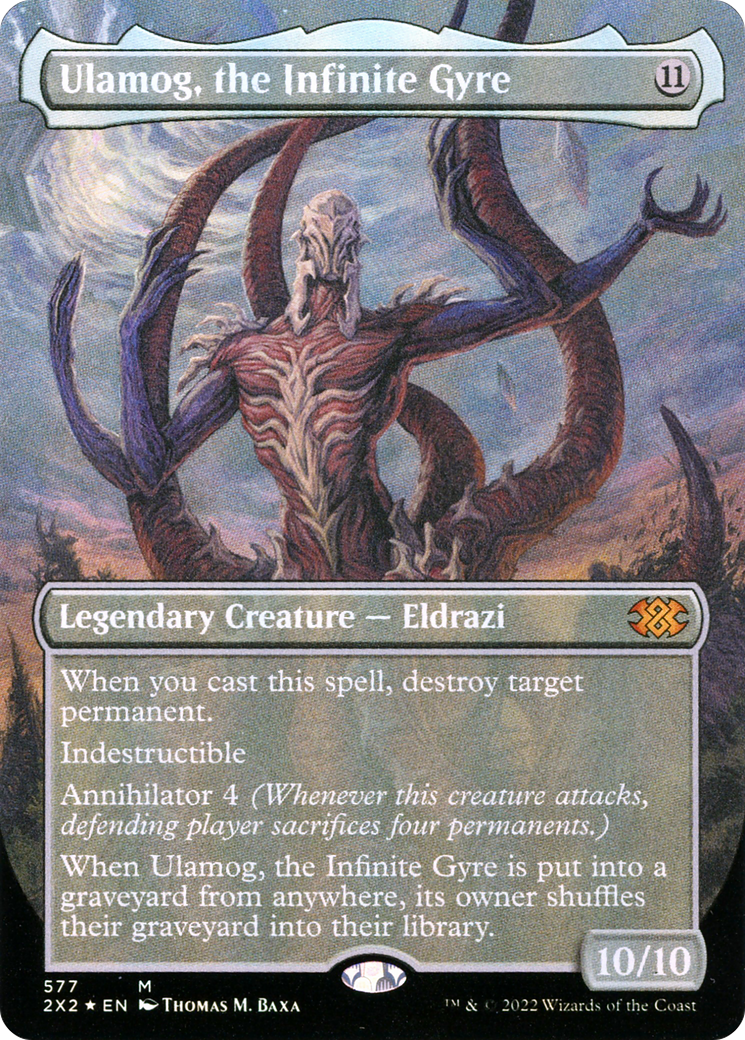 Ulamog, the Infinite Gyre (2X2-577) - Double Masters 2022 (Borderless) Foil
