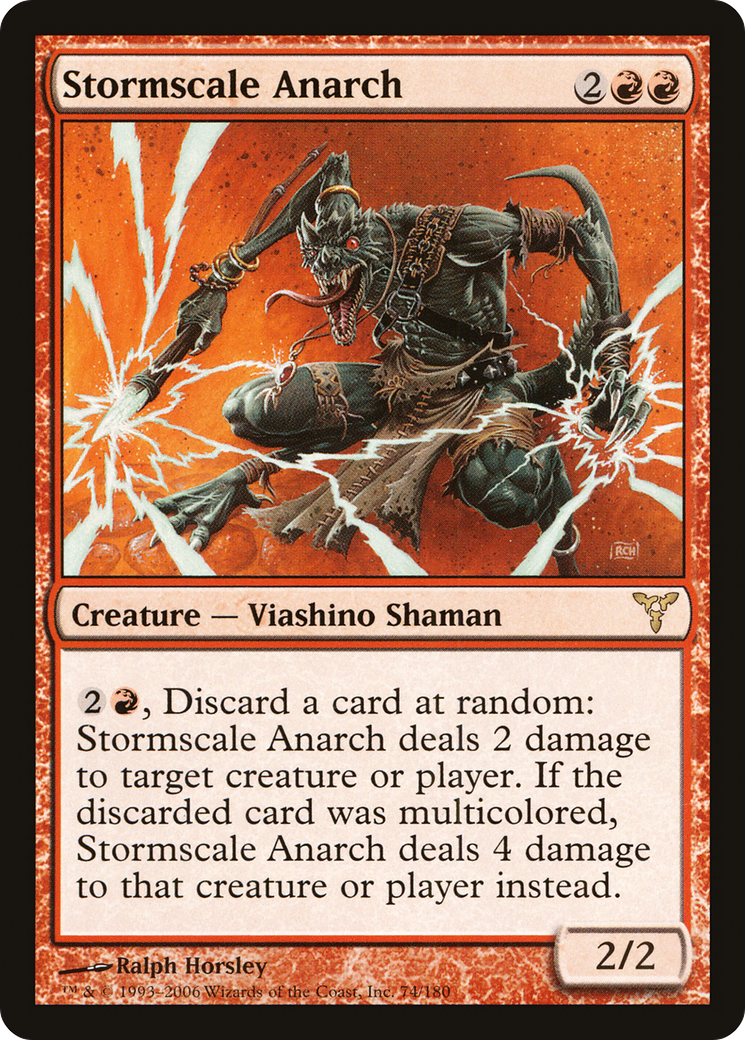 Stormscale Anarch (DIS-074) - Dissension Foil