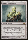 Solemn Simulacrum (MRD-245) - Mirrodin Foil