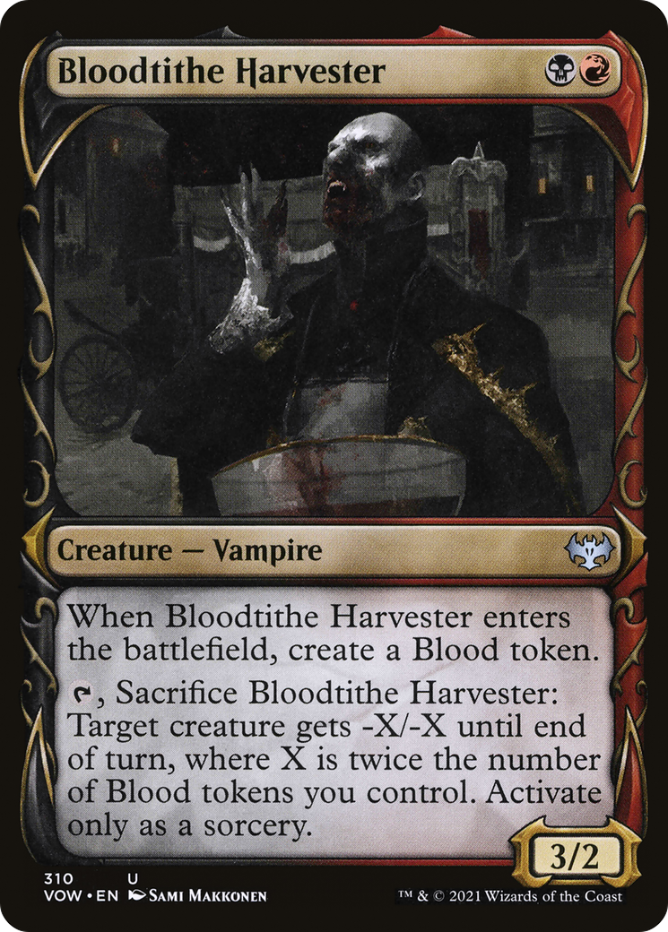 Bloodtithe Harvester (VOW-310) - Innistrad: Crimson Vow: (Showcase)