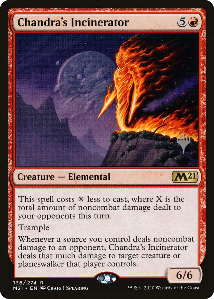 Chandra's Incinerator (PPM21-136P) - Core Set 2021 Promos