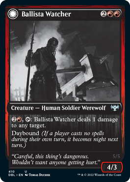 Ballista Watcher // Ballista Wielder (DBL-410) - Innistrad: Double Feature: (Double Faced Transform)