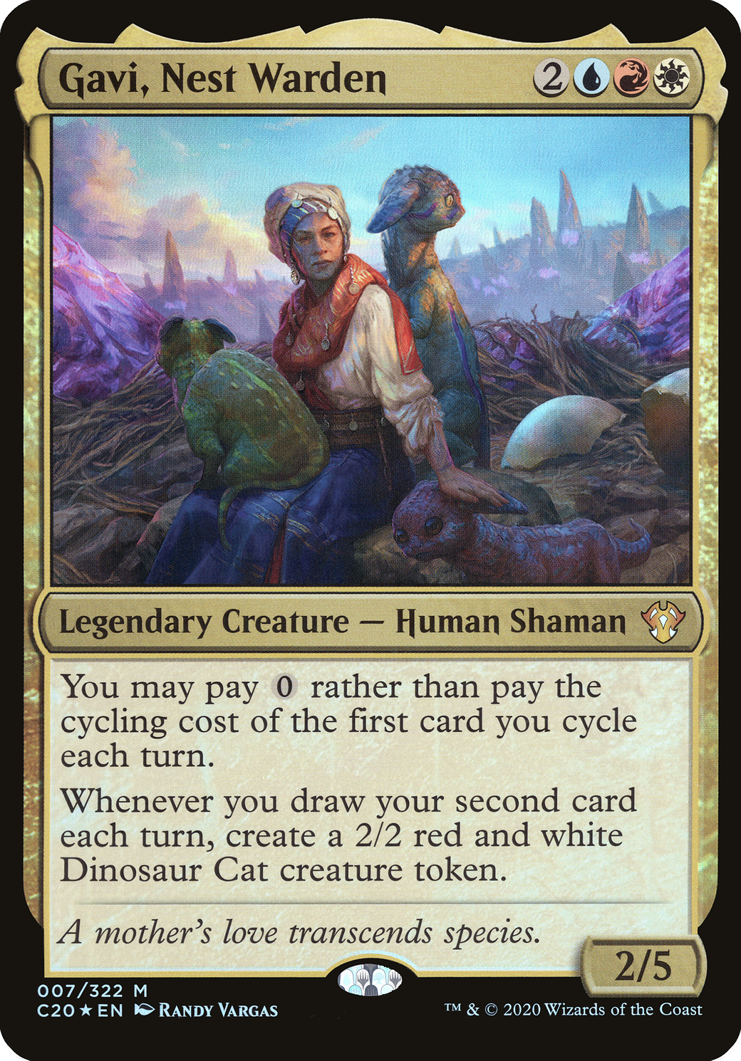 Gavi, Nest Warden (OVER-007) - Commander 2020 Oversized Foil