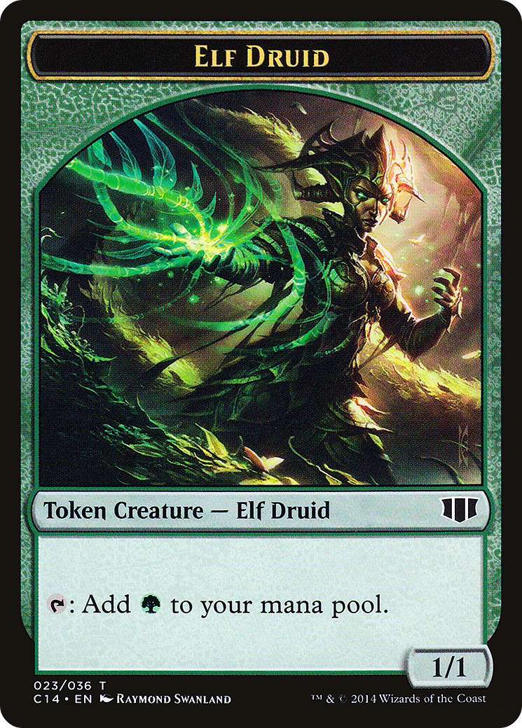 Elf Druid (C14-023) - Commander 2014 Tokens