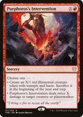 Purphoros's Intervention (PPTHB-151P) - Theros Beyond Death Promos Foil