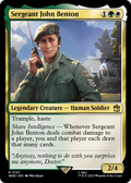 Sergeant John Benton (WHO-157) - Doctor Who Foil