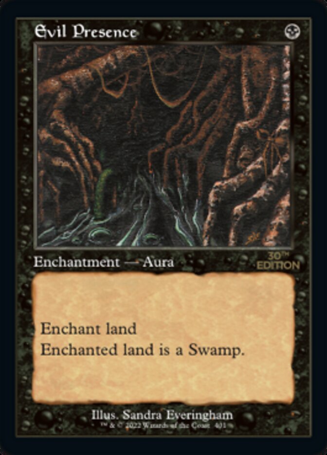 Evil Presence (Retro Frame) (30A-401) - 30th Anniversary Edition