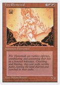 Fire Elemental (4ED-) - Fourth Edition
