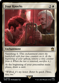 Four Knocks (WHO-020) - Doctor Who Foil