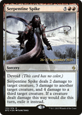 Serpentine Spike (PRE-133S) - Battle for Zendikar Promos: (devoid) Foil