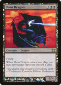 Ebon Dragon (DRB-006) - From the Vault: Dragons Foil