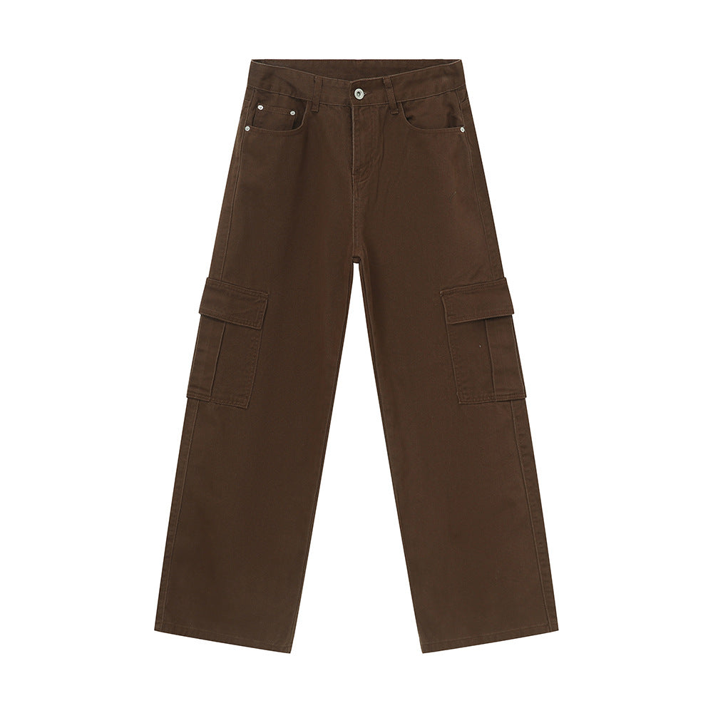 Wide Leg Cargo Jeans