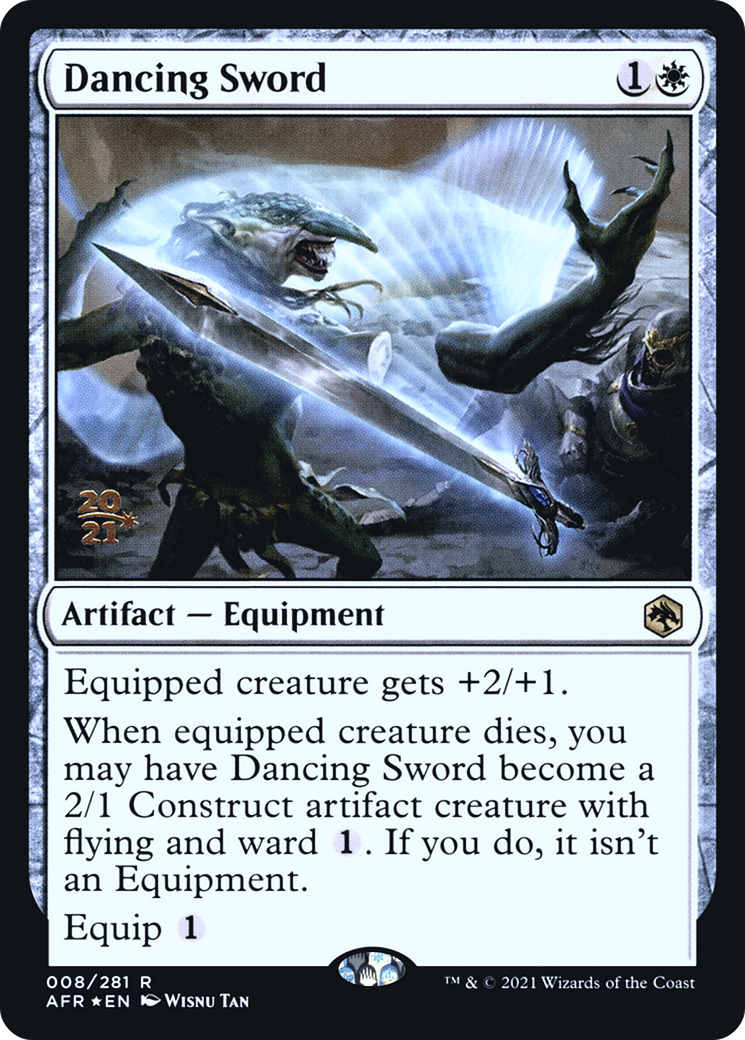 Dancing Sword (PRE-08S) - Adventures in the Forgotten Realms Promos Foil