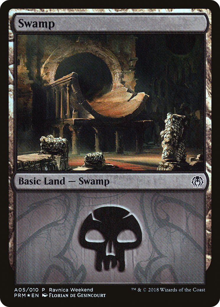 Swamp (LARP-005) - GRN Ravnica Weekend Foil