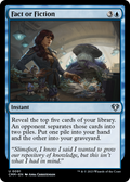 Fact or Fiction (CMM-091) - Commander Masters