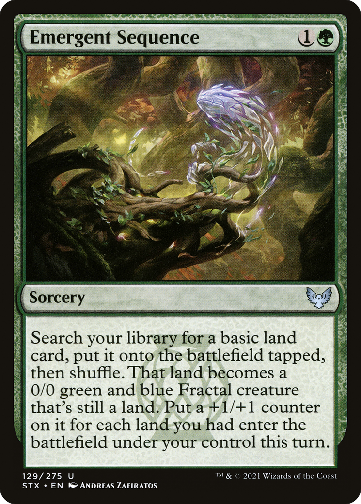 Emergent Sequence (STX-129) - Strixhaven: School of Mages Foil