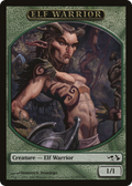 Elf Warrior (EVG-0T2) - Duel Decks: Elves vs. Goblins Tokens