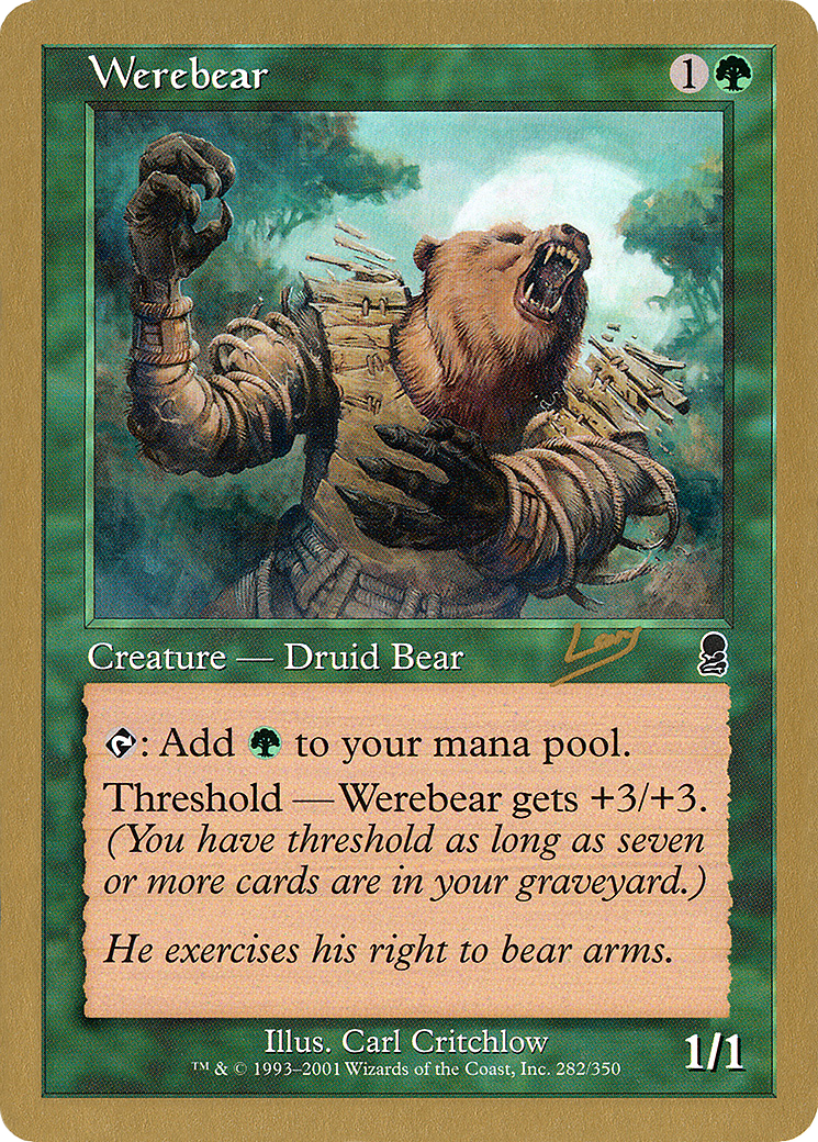 Werebear (WCD-RL282) - World Championship Decks 2002
