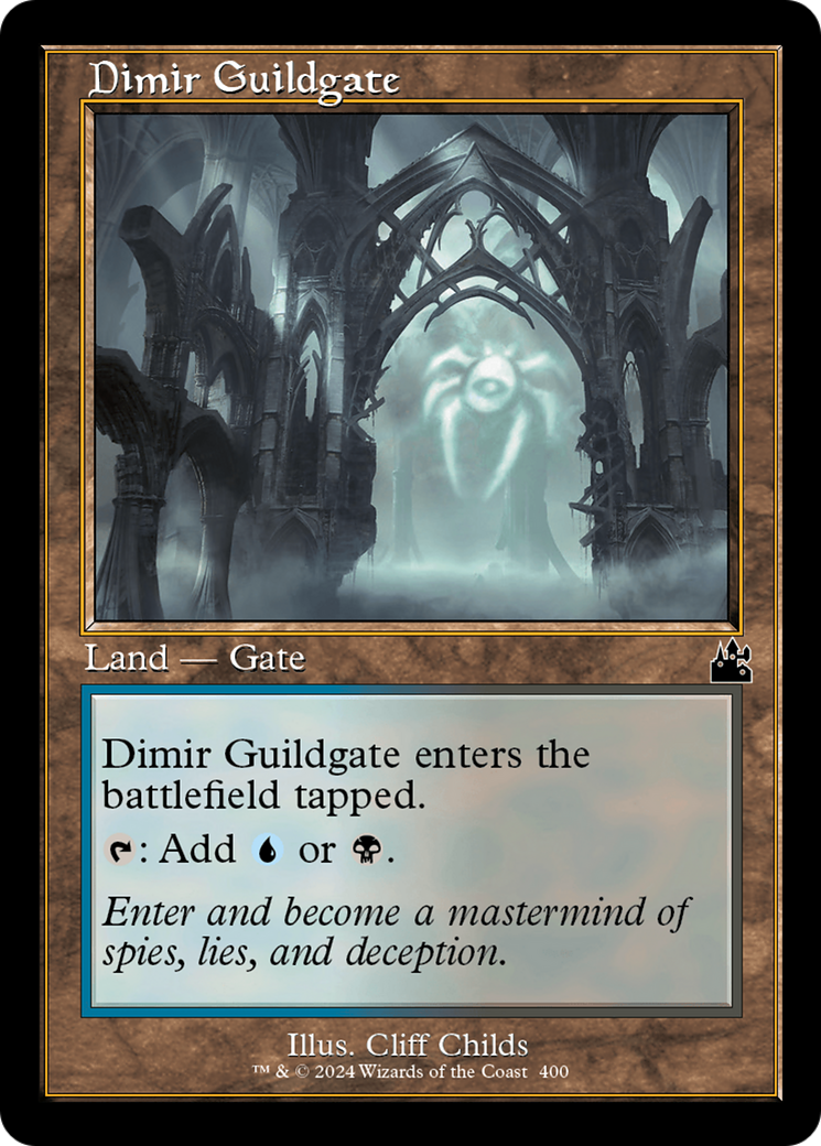 Dimir Guildgate (RVR-400) - Ravnica Remastered Foil