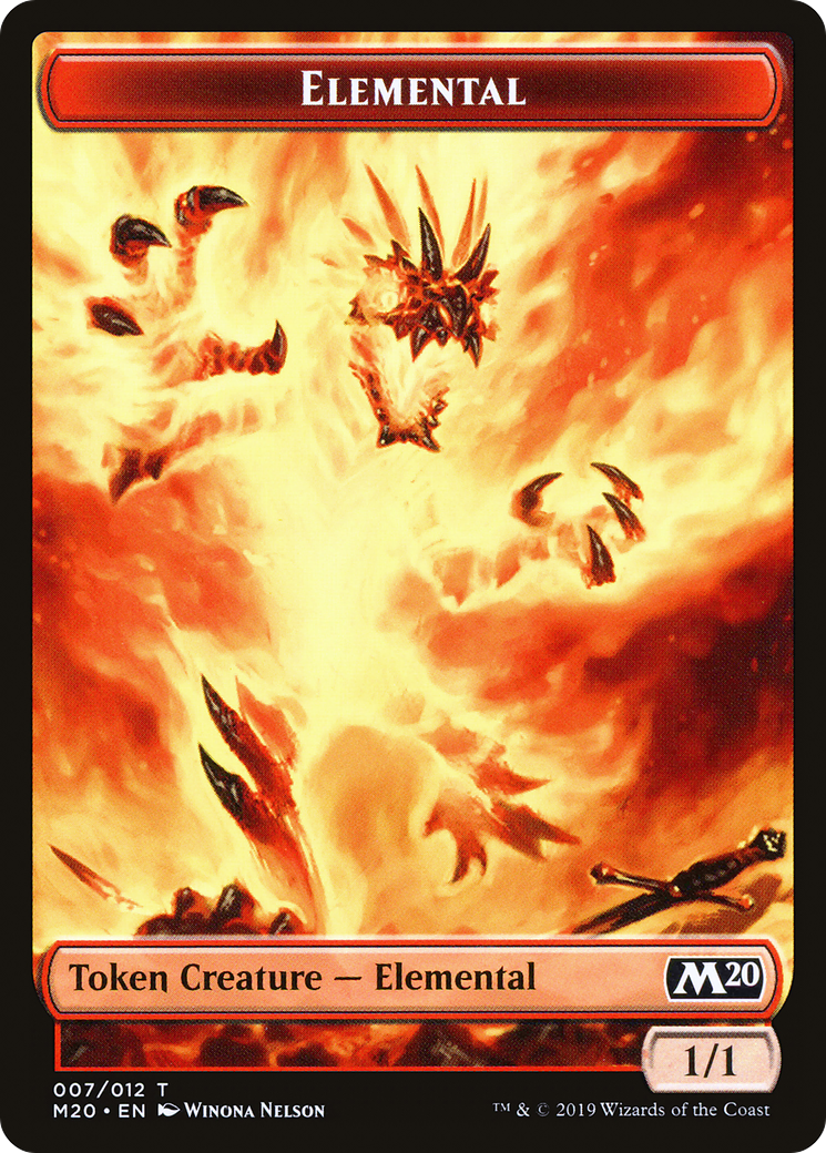 Elemental (M20-007) - Core Set 2020 Tokens