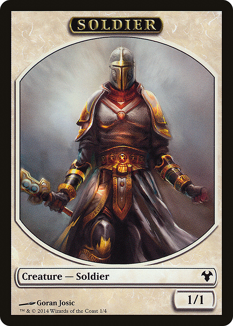 Soldier (MD1-001) - Modern Event Deck 2014 Tokens