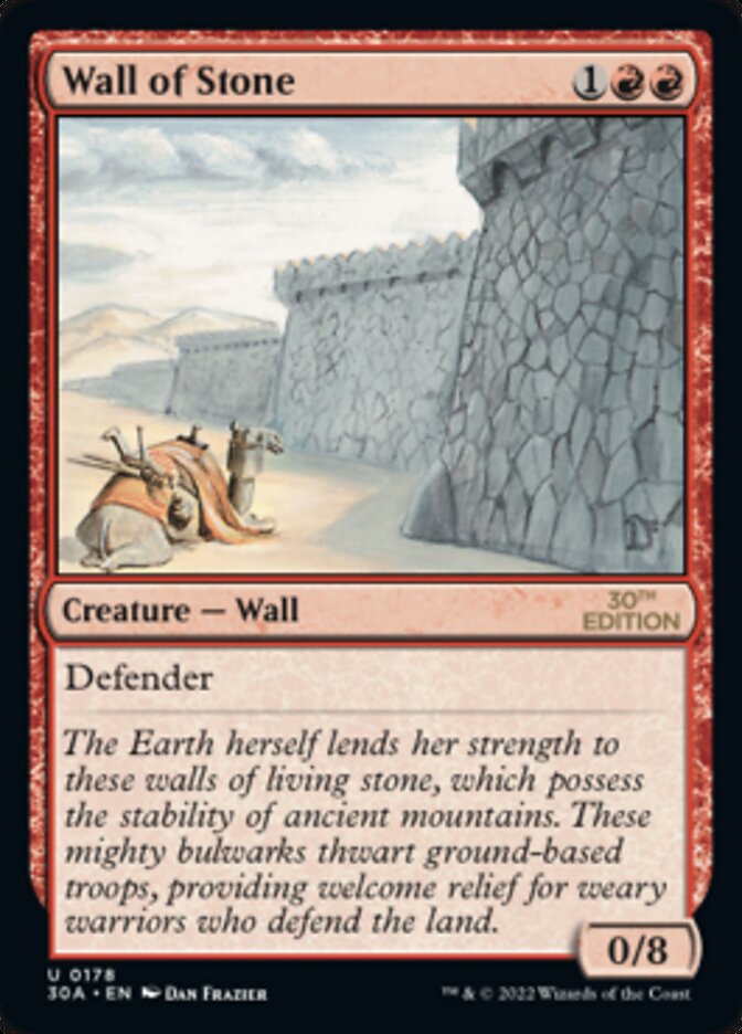 Wall of Stone (30A-178) - 30th Anniversary Edition