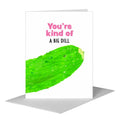 Cucumber, Greeting Card (#8413DA)