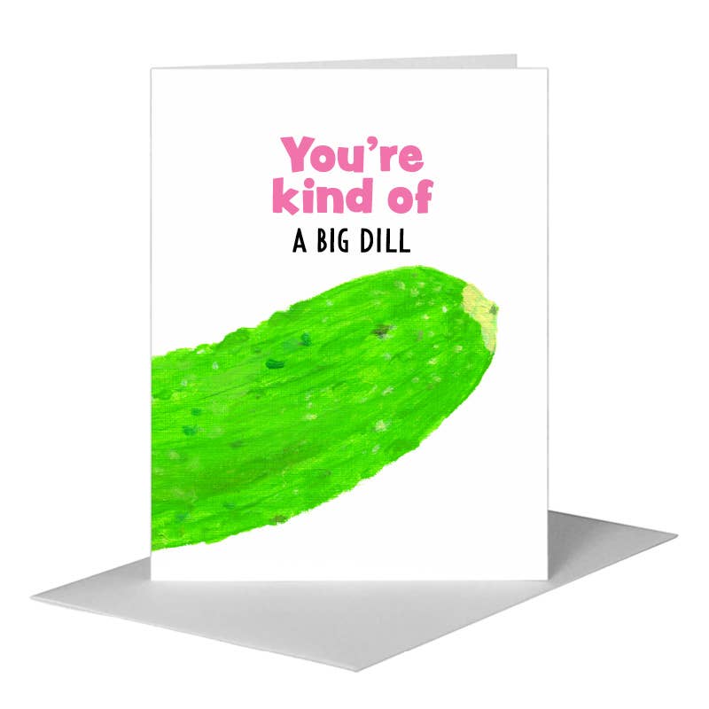 Cucumber, Greeting Card (#8413DA)