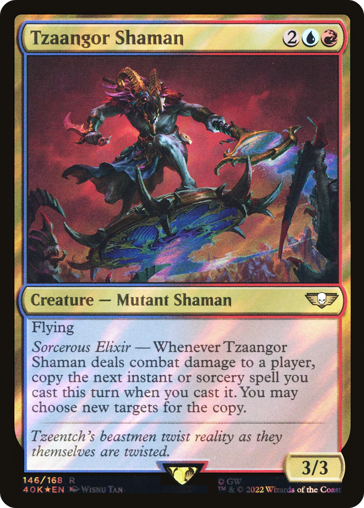 Tzaangor Shaman (40K-146) - Warhammer 40,000 Commander Foil