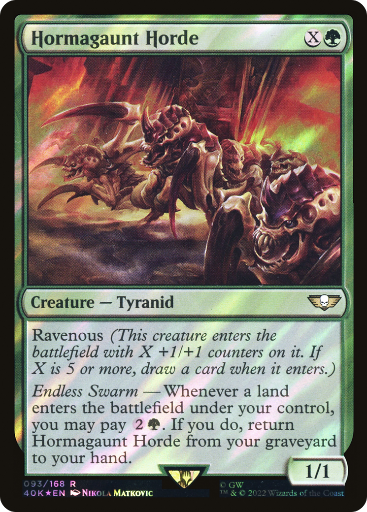 Hormagaunt Horde (40K-93★) - Warhammer 40,000 Commander Foil