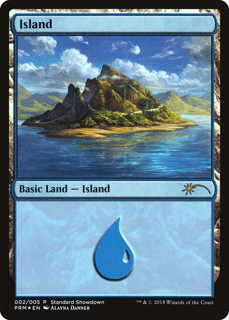 Island (SSP-002) - M19 Standard Showdown Foil