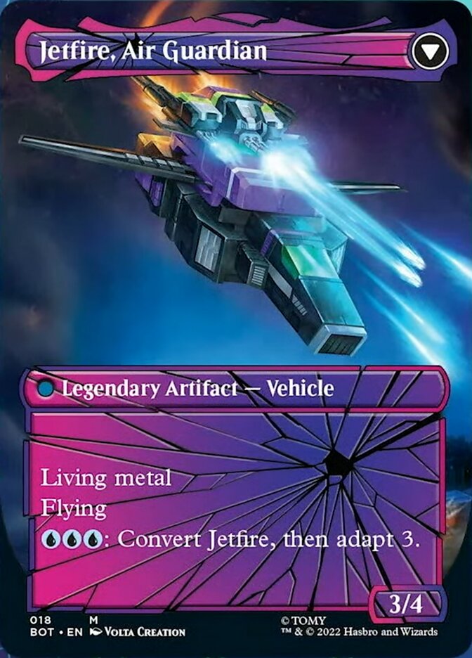 Jetfire, Ingenious Scientist // Jetfire, Air Guardian (BOT-018) - Transformers: (convertdfc, shatteredglass) (Borderless)