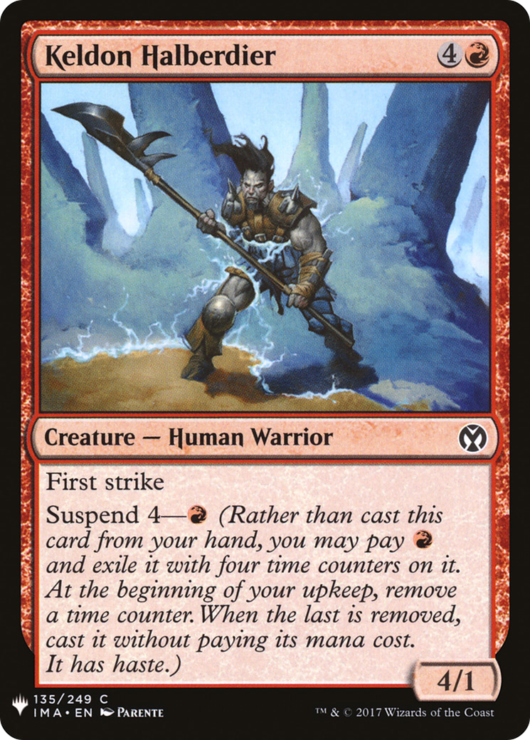 Keldon Halberdier (LIST-IMA-135) - The List