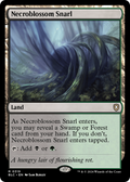 Necroblossom Snarl (BLC-319) - Bloomburrow Commander