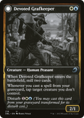 Devoted Grafkeeper // Departed Soulkeeper (DBL-218) - Innistrad: Double Feature: (Double Faced Transform) Foil