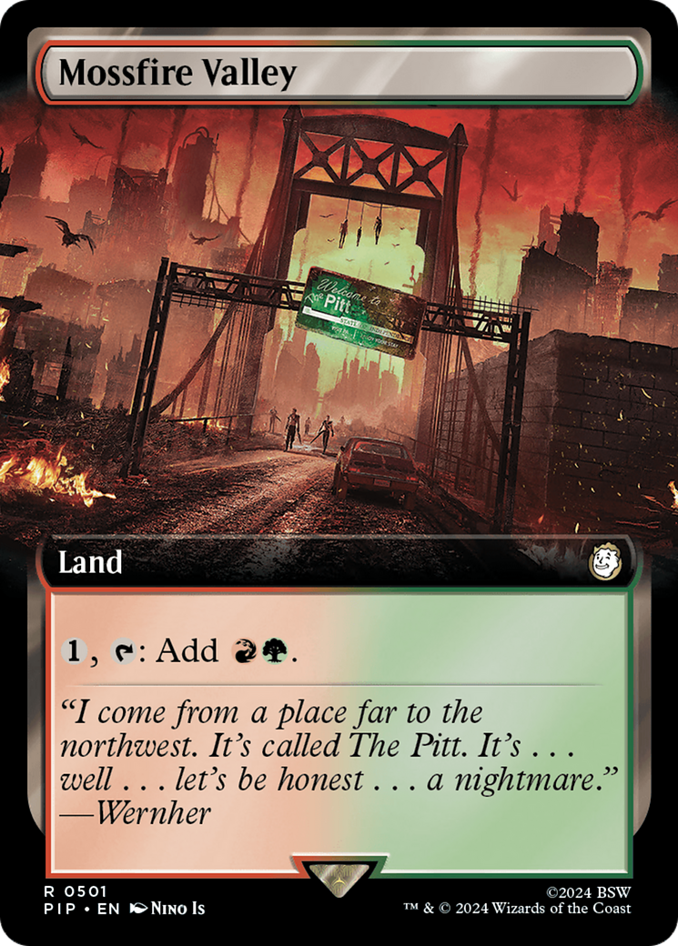 Mossfire Valley (PIP-501) - Fallout: (Extended Art) Foil