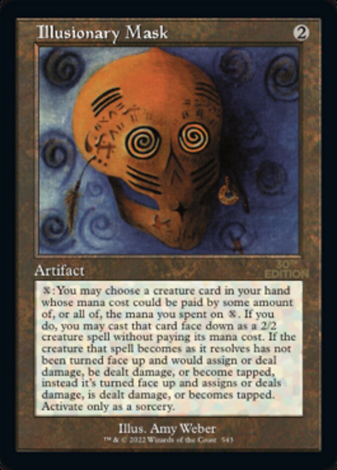 Illusionary Mask (Retro Frame) (30A-543) - 30th Anniversary Edition