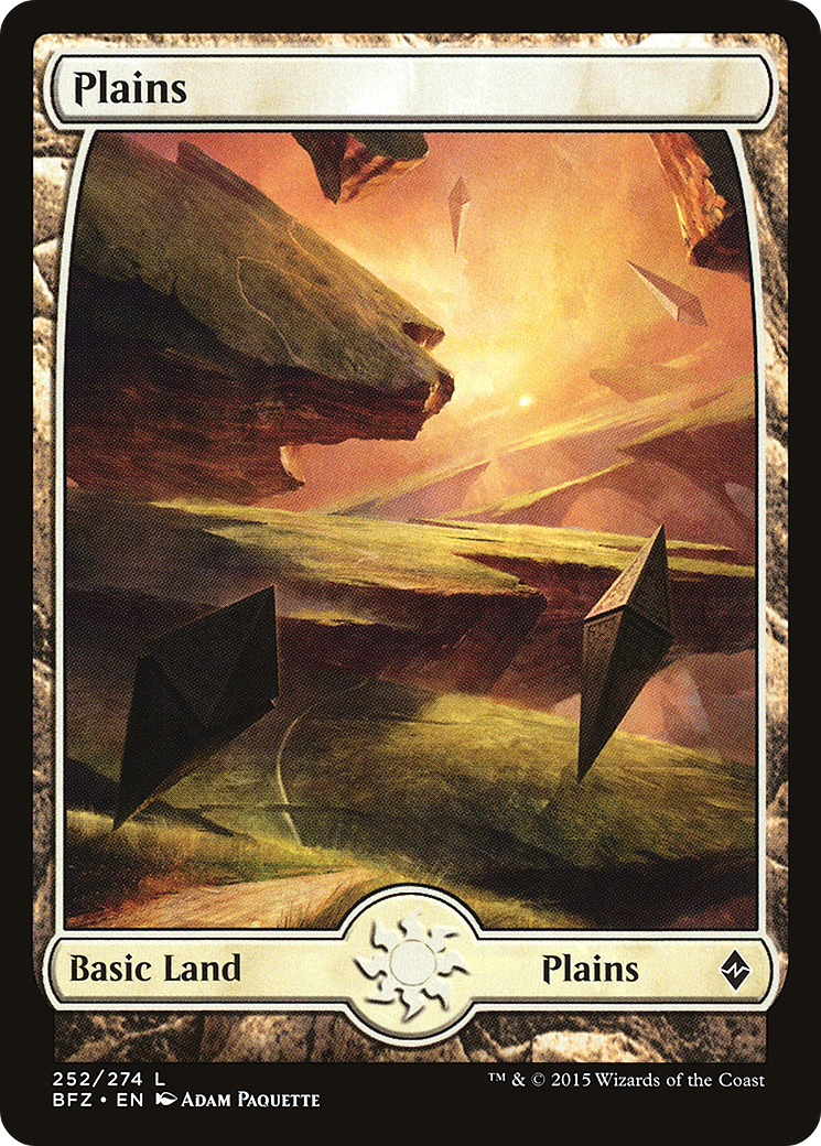 Plains (BFZ-252) - Battle for Zendikar Foil