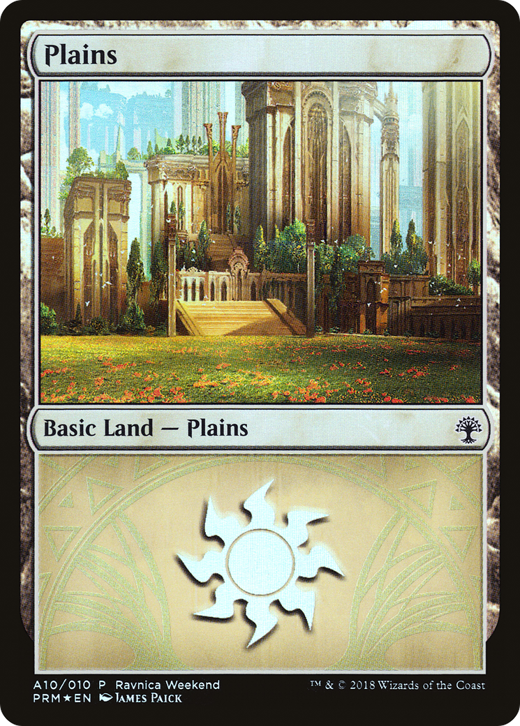 Plains (LARP-A10) - GRN Ravnica Weekend Foil