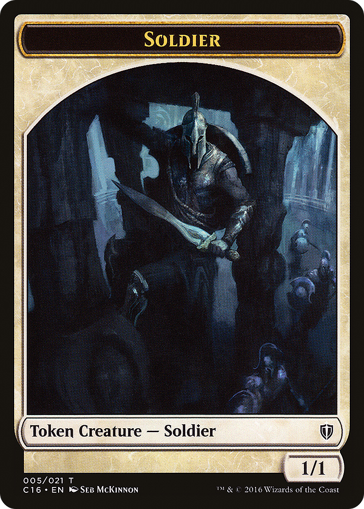 Soldier (C16-005) - Commander 2016 Tokens