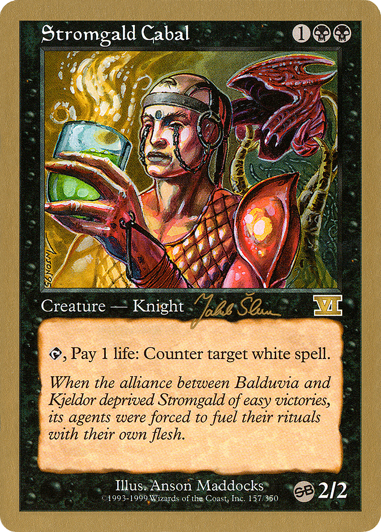 Stromgald Cabal (WCD-JS157SB) - World Championship Decks 1999
