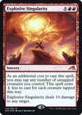 Explosive Singularity (PRE-140S) - Kamigawa: Neon Dynasty Promos Foil