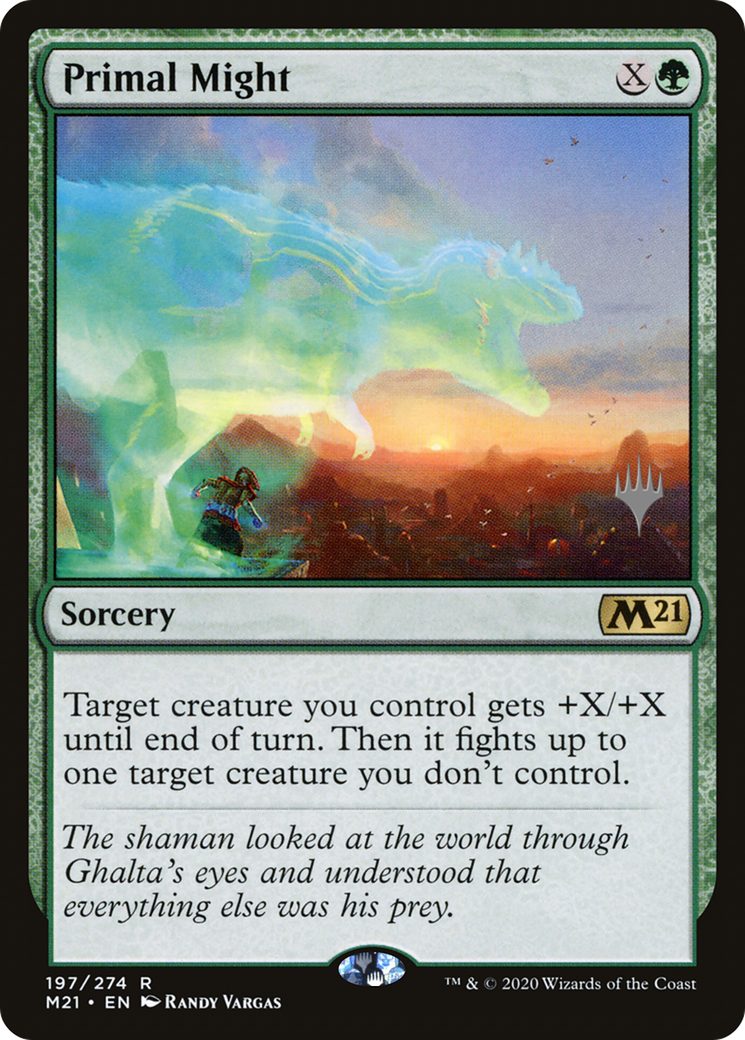 Primal Might (PPM21-197P) - Core Set 2021 Promos
