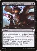 Foul-Tongue Invocation (IMA-091) - Iconic Masters Foil
