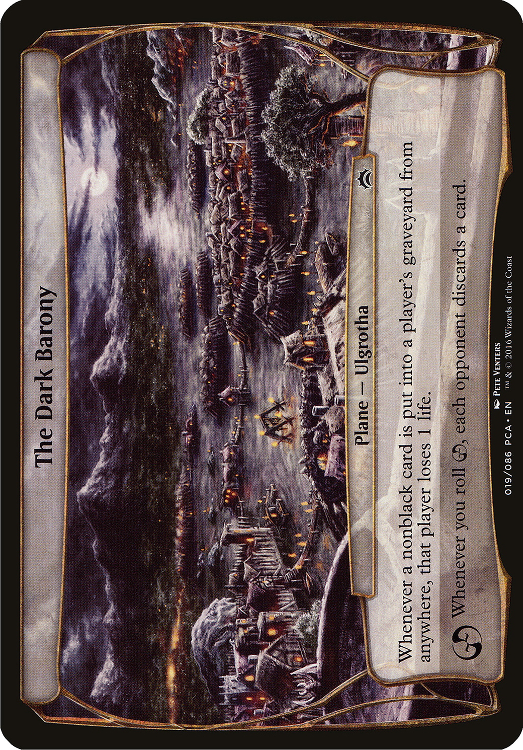 The Dark Barony (OVER-019) - Planechase Anthology Planes
