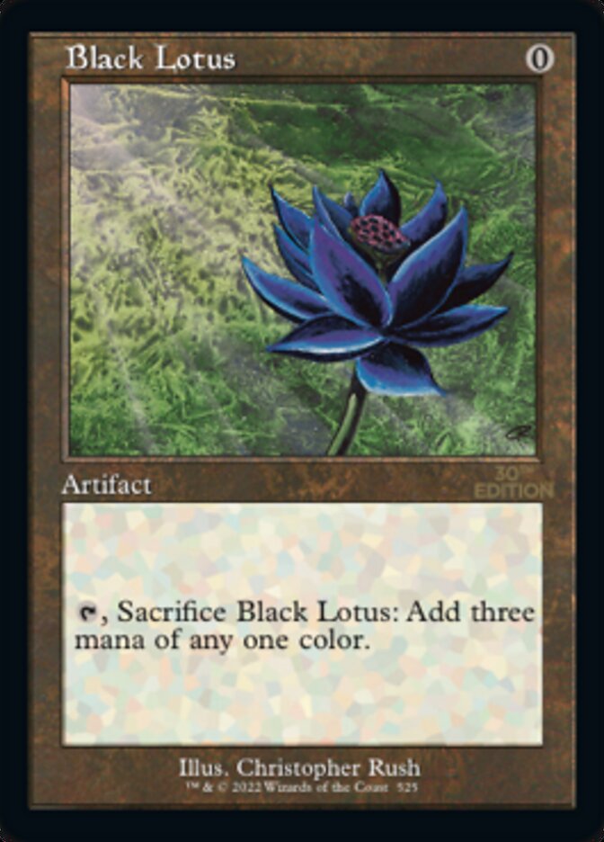 Black Lotus (Retro Frame) (30A-525) - 30th Anniversary Edition