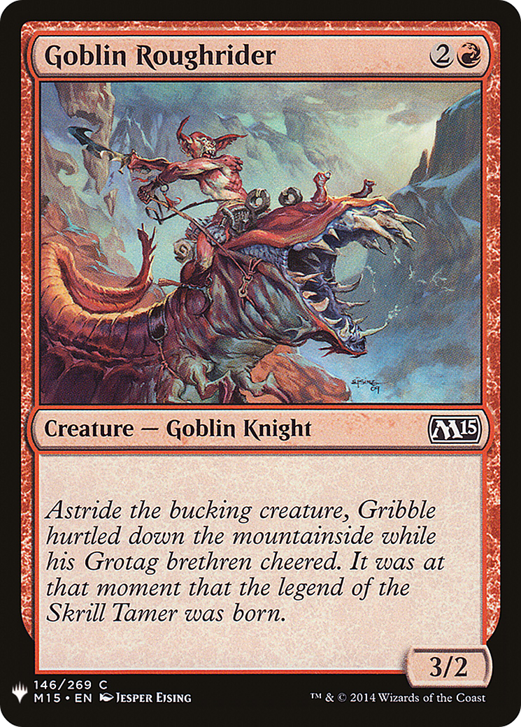 Goblin Roughrider (LIST-M15-146) - The List