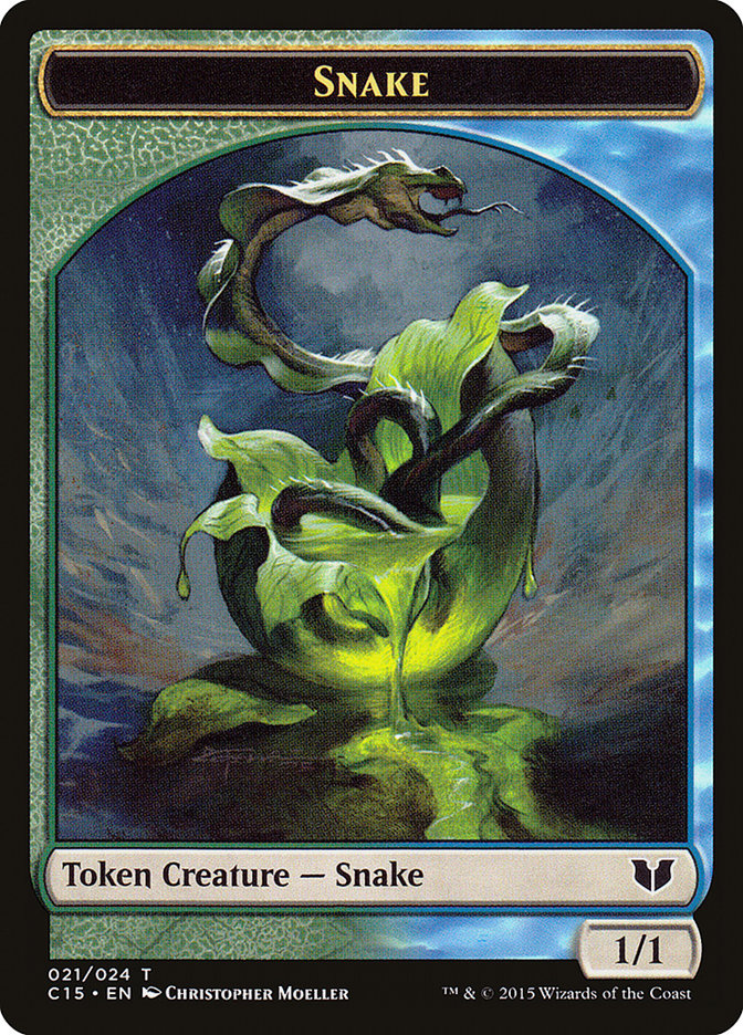 Snake (C15-021) - Commander 2015 Tokens